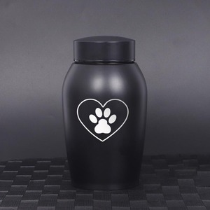 Hiện đại thép không gỉ Pet urn không thấm nước ngoài trời tro chôn cất quan tài Hộp chống ẩm với con dấu cho chó - Product Image 3