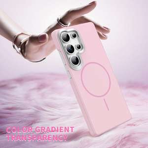 Custodia Protettiva Sottile in PC con Ricarica Wireless per <span class=keywords><strong>Samsung</strong></span> <span class=keywords><strong>Galaxy</strong></span> S26 5G, Antiurto, Colore Oro - Product Image 4