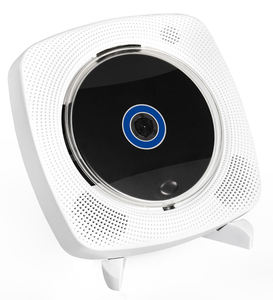 Reproductor de CD Portátil Blanco con Bluetooth, Recargable, Dispositivo de Audio <span class=keywords><strong>HiFi</strong></span> para Uso en Interiores y Exteriores, con Puerto USB y Conector para Auriculares - Product Image 2