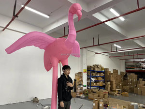Les costumes de parade avec la mascotte flamant rose sont utilisés pour les thèmes du <span class=keywords><strong>cirque</strong></span>, du zoo et des parcs d'attractions. - Product Image 5