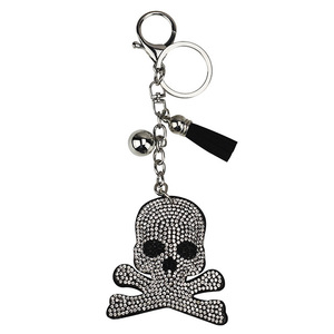 Pirata esqueleto en forma <span class=keywords><strong>de</strong></span> cristal Bling Rhinestone Metal llavero bolsa encantos <span class=keywords><strong>para</strong></span> mujeres <span class=keywords><strong>niñas</strong></span> - Product Image 4