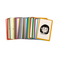 Aangepaste printbare educatieve flashcards met witte achtergrond, lichaamskennis wereldkaarten voor kinderen