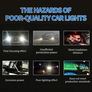 LELANPU Phares antibrouillard <span class=keywords><strong>mini</strong></span> <span class=keywords><strong>moto</strong></span> Motowolf Accessoires <span class=keywords><strong>moto</strong></span> Projecteur laser LED auxiliaire 2 lentilles Feux de travail - Product Image 4