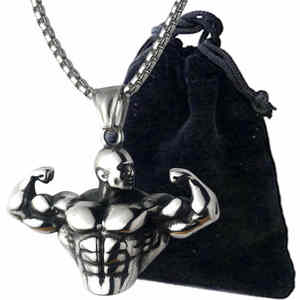 Chaîne longue en acier inoxydable robuste pour hommes musclés, bijoux de sport, fitness, hip-hop, <span class=keywords><strong>musculation</strong></span>, pour homme, pour la remise de diplôme - Product Image 6