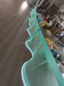 Tenda a Spirale a Forma di S per Decorazioni Nuziali, Drappeggio da Soffitto con Strisce LED Decorative - Product Image 2