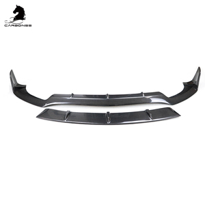 Lèvre de pare-chocs avant en fibre de carbone style BB pour Mercedes Benz Classe C W205 <span class=keywords><strong>C63</strong></span> 2014-2021 Accessoires de style automobile - Product Image 2
