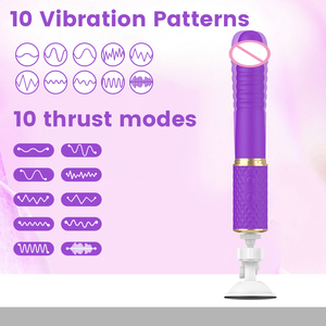 Potente Masajeador Sexual Automático Multivelocidad Telescópico, Máquina de Masturbación Femenina, Dildo, Máquina Sexual para Mujeres - Product Image 2