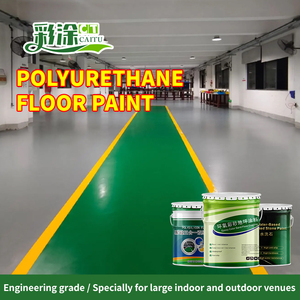 Peinture pour sols sportifs en polyuréthane résistant aux UV pour terrains de basketball et de pickleball en extérieur, revêtement en silicone PU - Product Image 3