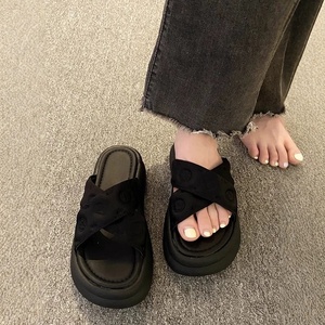 High Quality Embossed <b>Slipper</b> Luxury Sandals Fashion Pve Magic Sticker Unisex Fashion <b>Slippers</b> for Women - Product Image 2