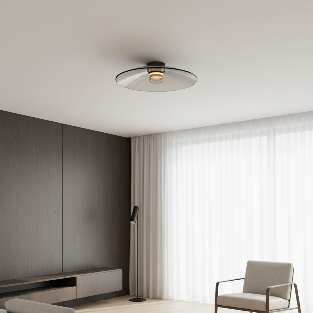 Nordic Modern Aluminum Surface Mounted LED Ceiling Light for Home Office AC Decorative Ceiling Lamp