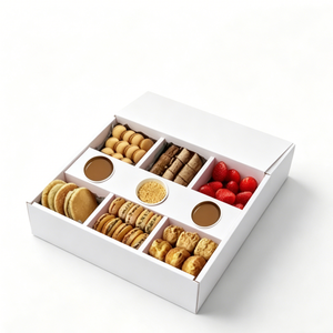 Boîtes d'emballage pour la restauration rapide en papier kraft personnalisables pour les hamburgers, le poulet frit, les frites et les en-cas cuits au four avec fermeture sécurisée - Product Image 5