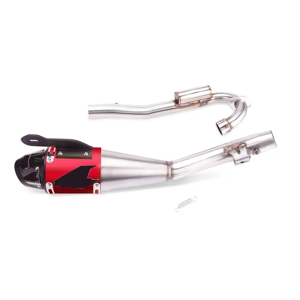 A buon mercato Moto Silenziatore di Scarico In Alluminio Marmitta E Tubo In Acciaio Inox 304 Per CRF 230F 2009 Commercio All'ingrosso