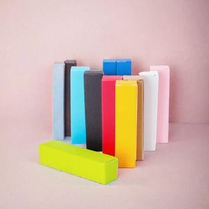 Boîte en carton rigide personnalisée pour cosmétiques, emballage rectangulaire en carton pour rouge à lèvres, brillant à lèvres, emballage cadeau - Product Image 3