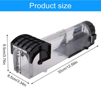 2pack Humane multi catch Live Mice Mousetrap Flooding Rodent Rat Cage Clamp Ant Mouse Trap Rat Trap