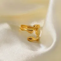EManco Bague Alien Exagérée en Acier Inoxydable, Crâne Punk Hip Hop, Classique pour Femme, 14MM, Bijou Tendance, Cadeau, Vente en Gros
