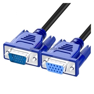 Máy tính vga3 + 6 cáp mở rộng kết nối Nam để Nữ máy chủ màn hình chuyển đổi video dòng - Product Image 1