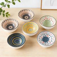 Ensemble de 4 bols de conservation en céramique personnalisée avec boîte cadeau en promotion
