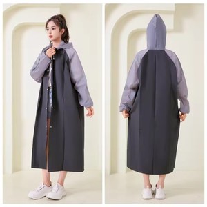 Impermeable para Exteriores, Poncho Grueso para Adultos, Impermeable Largo con Capucha para Hombres y Mujeres, Chaqueta Impermeable para Viajes, Campamentos, Pesca - Product Image 2