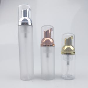 ขวดโลชั่นพลาสติก PET สีขาวใส ขนาด 30 มล. 60 มล. 100 มล. 200 มล. พร้อมฝาใส - Product Image 2