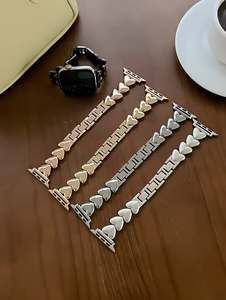 BEST SELLER <span class=keywords><strong>Bracelet</strong></span> de montre connectée tendance pour montres 38-49mm, <span class=keywords><strong>bracelet</strong></span> en acier inoxydable avec <span class=keywords><strong>boucle</strong></span> déployante, sangle simple rangée 14mm - Product Image 4