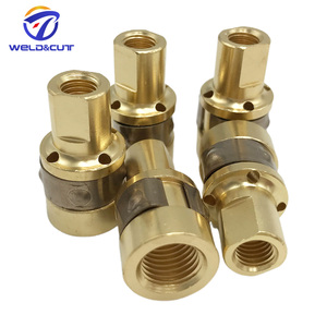 Adaptador <span class=keywords><strong>de</strong></span> punta <span class=keywords><strong>de</strong></span> contacto Mille 169716 <span class=keywords><strong>de</strong></span> latón M-10 M-15 para pistola MIG, difusor <span class=keywords><strong>de</strong></span> <span class=keywords><strong>gas</strong></span> 0.023-0.035in - Product Image 1