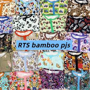 Pijama de bambú para bebé de fábrica, pelele con cremallera bidireccional, body de bambú personalizado de alta calidad para bebé - Product Image 3