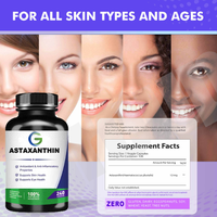 Compléments alimentaires pour la peau Ausreson : Astaxanthine en capsules, complexe 12 mg et 24 mg, qualité cosmétique, vente en gros de capsules d'astaxanthine