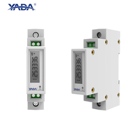 YADA DDS3366D-1P Smart Energy Meter 60A Fase Tunggal Layar LCD Kelas Akurasi 1.0 0-999999.9 kWh Relay Proteksi Jarak Jauh