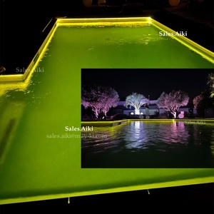 Perímetro de piscina de varios núcleos, iluminación lineal, Cable óptico de plástico, larga distancia de iluminación, fibra óptica, lado blanco brillante - Product Image 4