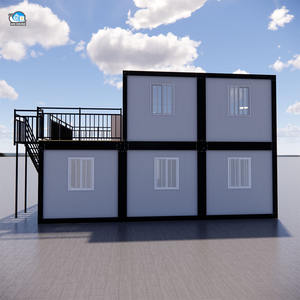 Yeni lüks aile için konteyner ev otel ticari çok fonksiyonlu iki katlı açık ayrılabilir uyku konteyner ev - Product Image 5