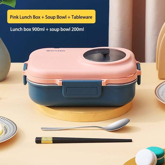 #2 Lunch box+soup bowl+tableware