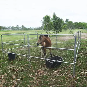 8 panel panel menahan halaman portabel mengapung/Sementara halaman kuda/Stockyard