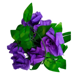 Guirlandes de roses artificielles en soie, décoration murale, décoration de mariage et de fêtes, bouquet en plastique, style médiéval - Product Image 4