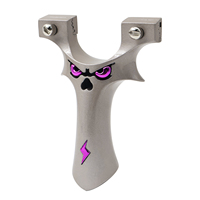Slingshots de haute qualité en alliage de zinc et puissants avec bande élastique pour les jeux de tir en plein air