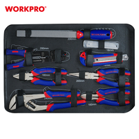 WORKPRO Trousse à outils en aluminium de 119 pièces