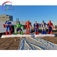Figurines de Super-héros gonflables, décoration de fête personnalisée, pour bricolage