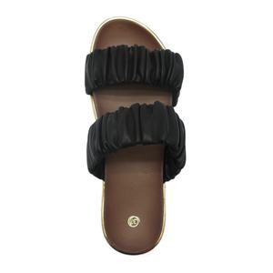 Sandalias de Punta abierta con dos correas para <span class=keywords><strong>mujer</strong></span>, zapatos de moda, sandalias de compras al aire libre con soporte de arco anómico y cubrebocas de tacón, novedad - Product Image 3