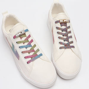 Hebilla de Metal de diamante de lujo, <span class=keywords><strong>cordones</strong></span> <span class=keywords><strong>sin</strong></span> corbata, corbatas <span class=keywords><strong>sin</strong></span> <span class=keywords><strong>cordones</strong></span> elásticos, <span class=keywords><strong>cordones</strong></span> planos para zapatos, <span class=keywords><strong>cordones</strong></span> para hombres y mujeres para <span class=keywords><strong>zapatillas</strong></span> de deporte, encaje para zapatos - Product Image 3