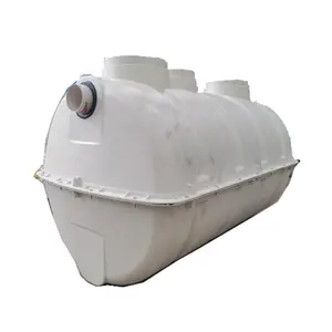 Sistema subterrâneo de tratamento de esgoto doméstico com fossa séptica para purificação de águas residuais de hotéis e restaurantes