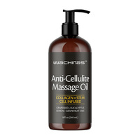 Huile de massage aux graines d'arbre à thé en gros OEM/ODM pour la perte de poids, la réduction des graisses, l'hydratation et le blanchiment, parfum terrestre pour massage spa