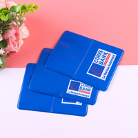 Tempat Kartu PVC Daur Ulang dengan Pola Bisnis, Tempat Kartu Plastik Lunak untuk Kartu ID, Kartu Kredit, Kartu Bisnis, Dilengkapi Kantong, Tas PVC