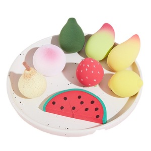 Éponge <span class=keywords><strong>de</strong></span> maquillage en forme d'œuf, série fruits, sans latex, super douce, ne retient pas la poudre <span class=keywords><strong>de</strong></span> <span class=keywords><strong>fond</strong></span> <span class=keywords><strong>de</strong></span> <span class=keywords><strong>teint</strong></span>, utilisation sèche et humide - Product Image 5