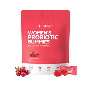 OEM/ODM Kadın Dengesi Kızılcık Probiyotikleri Sakızları Antioksidan C Vitamini Bağışıklık Desteği Saç Uzaması-Yetişkin Vegan pH - Product Image 1