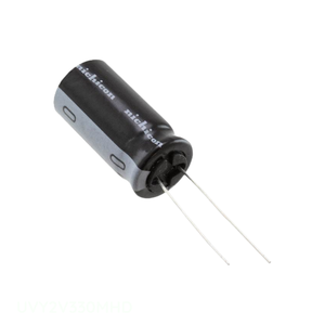 Distribuidor Autorizado, Condensador de Aluminio con Orificio Pasante, 33UF 20% 350V RADIAL TH 33 uF UVY2V330MHD - Product Image 1