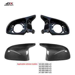 Чехлы для зеркал GX для BMW X серии <span class=keywords><strong>X3</strong></span> X 4X5X6X7 G01 G02 G05 G06 G07, зеркальные колпачки из углеродного волокна, сменные 4 шт., комплект 2020 + - Product Image 2