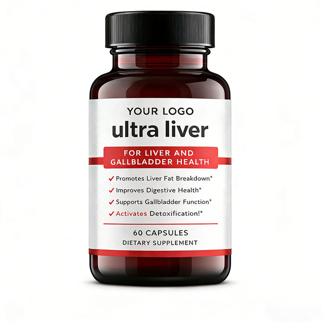 Natural Ultra Liver Capsules Liver Gallbladder Support Herbal Supplement with Milk Thistle GMP Certified