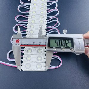 Высокая яркость 38*12 мм2 светодиодный мини IP67 литой Дисплей 1 Вт 12 В Smd 2835 наружная реклама лайтбокс светодиодный объектив модуль - Product Image 2