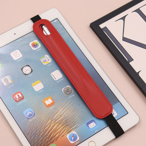 Gran oferta, portalápices de cuero PU para cuaderno, estuche portátil para tableta, funda para bolígrafo con banda elástica para Ipad - Product Image 2