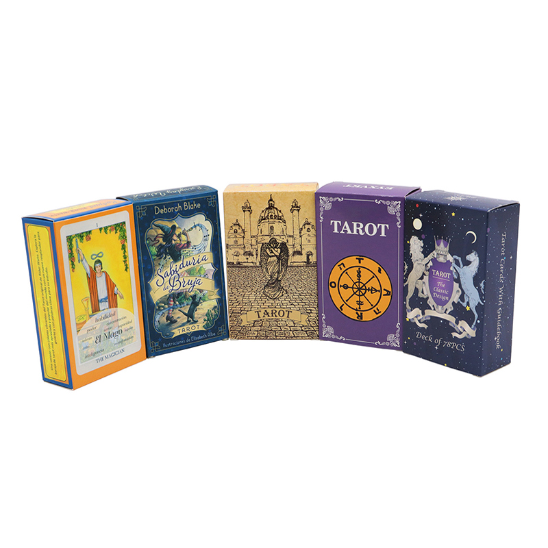 Индивидуальная печать для женщин гадания Таро мягкое прикосновение Оригинальные Карты Таро с руководством оптовая продажа карт Таро