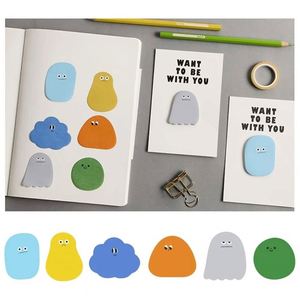 Carnets autocollants mignons en forme de bonbons gélifiés, blocs-notes colorés avec émoticônes pour étudiants, idéaux pour la rentrée scolaire - Product Image 6